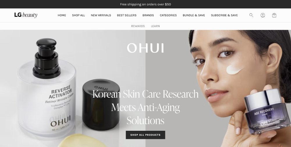 Marken-Landingpage OHUI