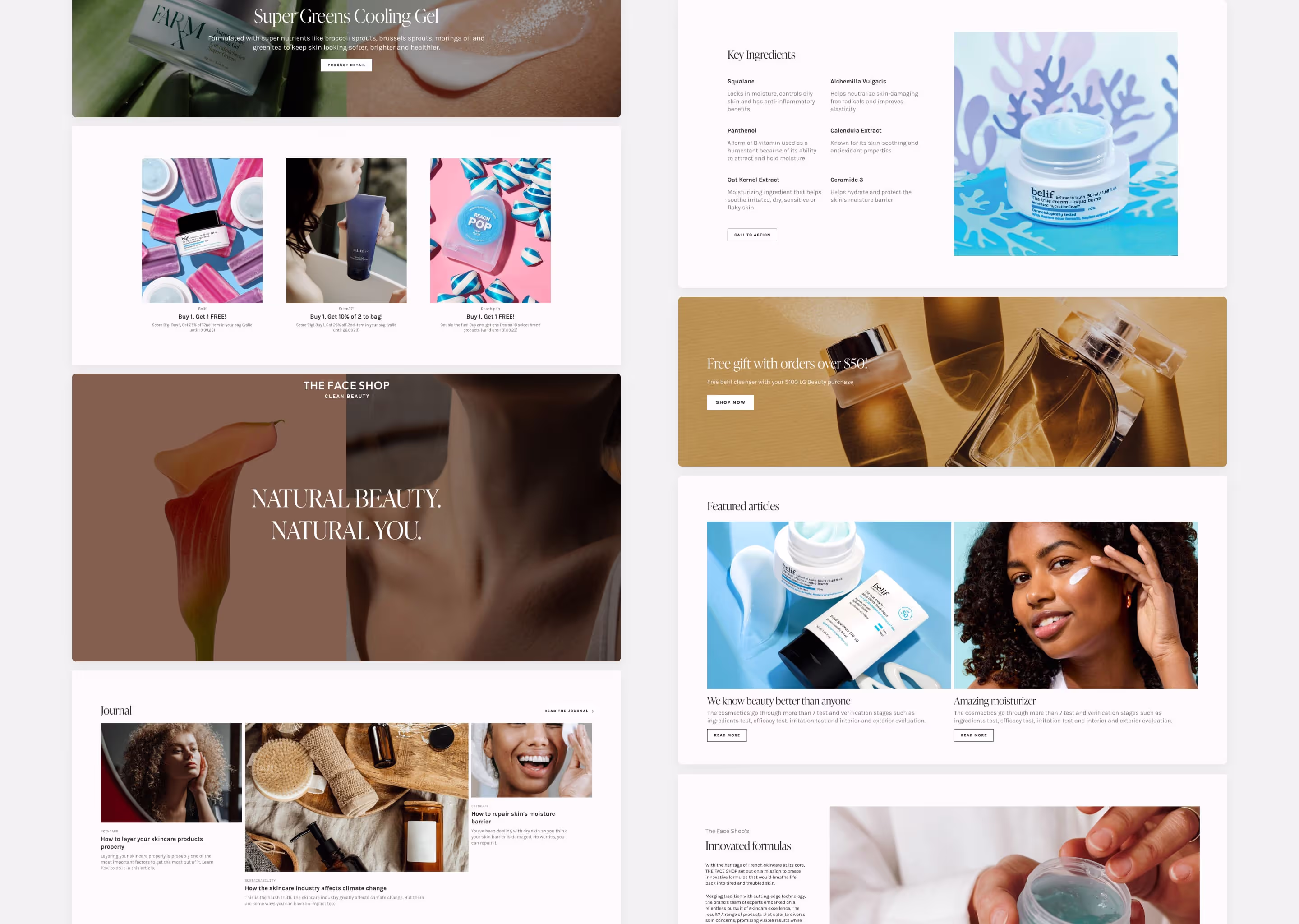 Homepage-Layouts
